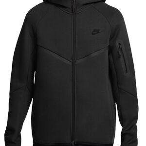 Nike Kids Black Full-Zip Hoodie
